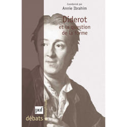 ISBN Diderot et la question de la forme livre philosophie Français