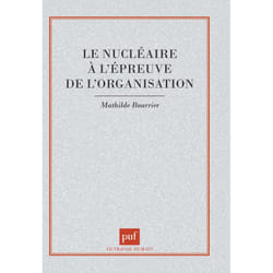 ISBN Le nucléaire à l'épreuve de l'organisation livre Education Français