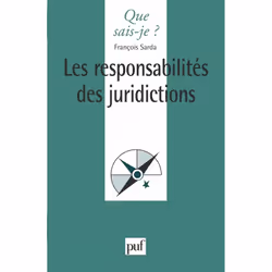 ISBN Les responsabilités des juridictions, politique, Français, 128 pages