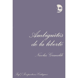 ISBN Ambiguïtés de la liberté livre philosophie Français