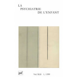 ISBN psychiatrie de l'enfant 1999, vol. 42 (1) livre Psychologie Français