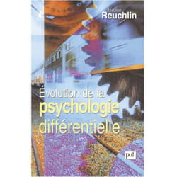 ISBN Évolution de la psychologie différentielle