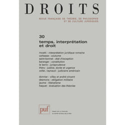 ISBN Droits 1999, n° 30 livre Loi Français