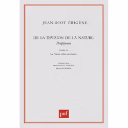 ISBN De la division de la Nature. Livre IV, philosophie, Français, 312 pages