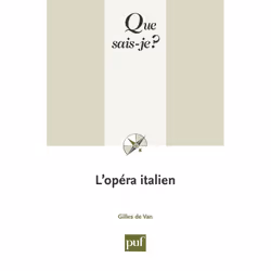 ISBN L'opéra italien, histoire, Français, 128 pages