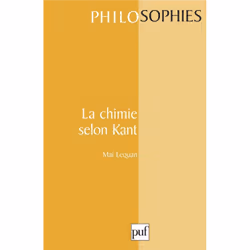ISBN La chimie selon Kant, philosophie, Français, 136 pages