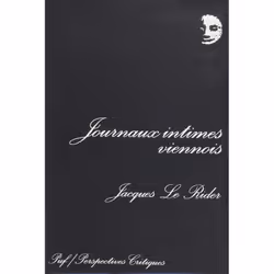 ISBN Journaux intimes viennois, Littérature, Français, 448 pages