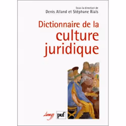 ISBN Dictionnaire de la culture juridique, Loi, Français, 1680 pages