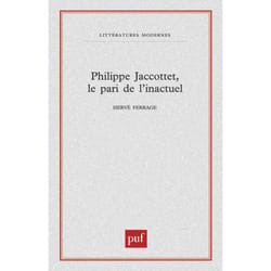 ISBN Philippe Jaccottet, le pari de l'inactuel livre Littérature Français