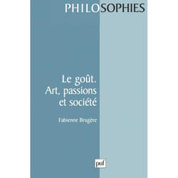 ISBN Le goût. art, passions et société livre philosophie Français
