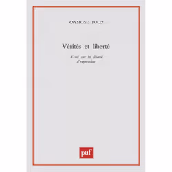 ISBN Vérités et liberté, philosophie, Français, 144 pages
