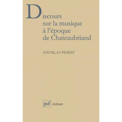ISBN Discours sur la musique à l'époque de Chateaubriand livre Littérature Français