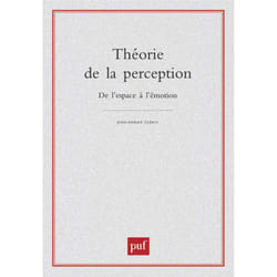 ISBN Théorie de la perception, de l'espace à l'émotion livre philosophie Français