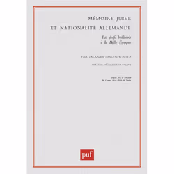 ISBN Mémoire juive et nationalité allemande, histoire, Français, 304 pages