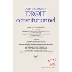 ISBN RFDC 2000, n° 42, Loi, Français, 224 pages