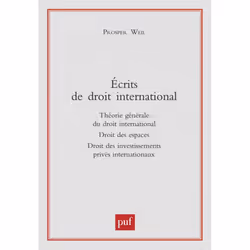 ISBN Écrits de droit international, Loi, Français, 432 pages