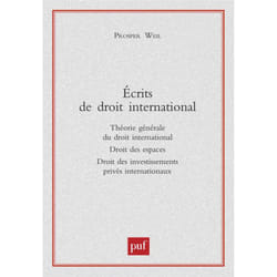 ISBN Écrits de droit international livre Loi Français