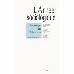ISBN année sociologique 2000, vol. 50 (2), Education, Français, 304 pages