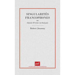 ISBN Singularités francophones livre Littérature Français