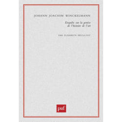 ISBN Johann Joachim Winckelmann livre histoire Français