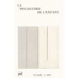 ISBN psychiatrie de l'enfant 2000, vol. 43 (1) livre Psychologie Français