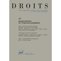 ISBN Droits 2000, n° 31 livre Loi Français
