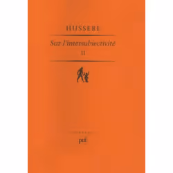 ISBN Sur l'intersubjectivité. Tome II, philosophie, Français, 592 pages
