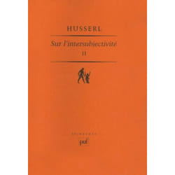 ISBN Sur l'intersubjectivité. Tome II livre philosophie Français