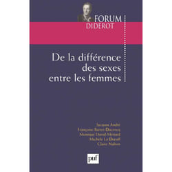 ISBN De la différence des sexes entre les femmes livre Littérature scientifique Français