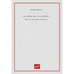 ISBN Le sens de la justice livre Education Français