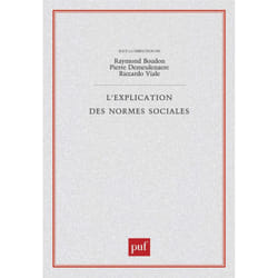 ISBN L'explication des normes sociales livre Education Français