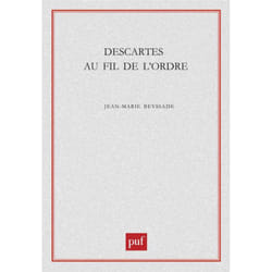 ISBN Descartes au fil de l'ordre livre philosophie Français