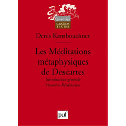 Les Méditations métaphysiques de Descartes. I (Broché)