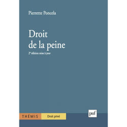 ISBN Droit de la peine livre Loi Français