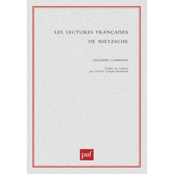 ISBN Les lectures françaises de Nietzsche livre philosophie Français