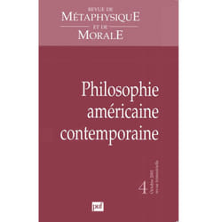 ISBN RMM 2001, n° 4 livre philosophie Français