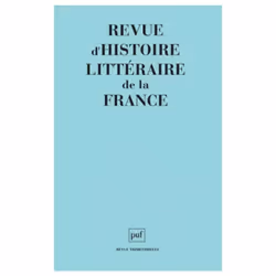 ISBN RHLF 2001, n° 5, Littérature, Français, 192 pages