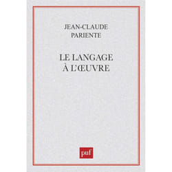 ISBN Le langage à l'œuvre livre Littérature Français