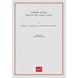 ISBN L'ordre public livre Loi Français