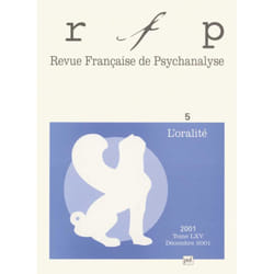 ISBN RFP 2001, t. 65, n° 5 livre Psychologie Français