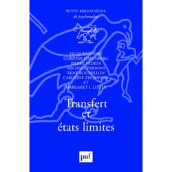 ISBN Transfert et états limites livre Psychologie Français