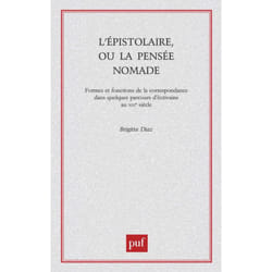 ISBN L'épistolaire ou la pensée nomade livre Littérature Français