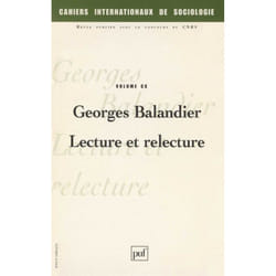 ISBN Cahiers intern. de sociologie 2001, vol. 110 livre Education Français