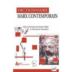 ISBN Dictionnaire Marx contemporain livre philosophie Français