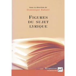 ISBN Figures du sujet lyrique livre Littérature Français