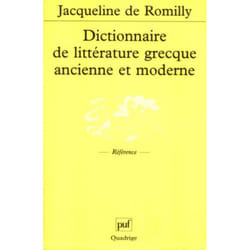 ISBN Dictionnaire de littérature grecque ancienne et moderne