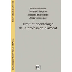 ISBN Droit et déontologie de la profession d'avocat livre Loi Français