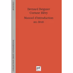 ISBN Manuel d'introduction au droit, Loi, Français, 320 pages