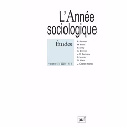 ISBN année sociologique 2001, vol. 51 (1), Education, Français, 280 pages