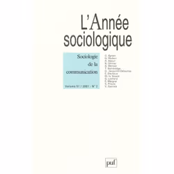 ISBN année sociologique 2001, vol. 51 (2), Education, Français, 224 pages